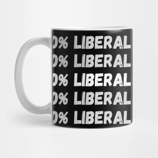 Zero Percent Liberal, 0% Liberal, Republican Party Mug